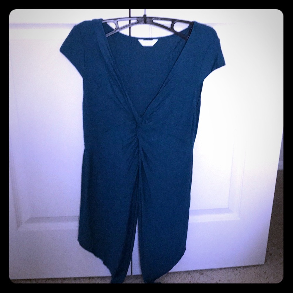 Teal blue Matty M top